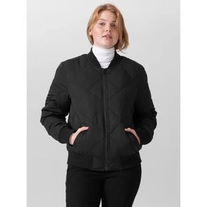 Universal Standard Black Sophia Puffer Bomber